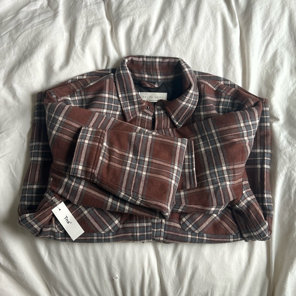 Aritzia Wool Flannel tag removed